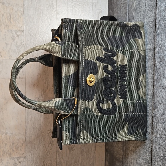 NWT Coach Mini Cargo Field Tote Camoflauge - Picture 1 of 14